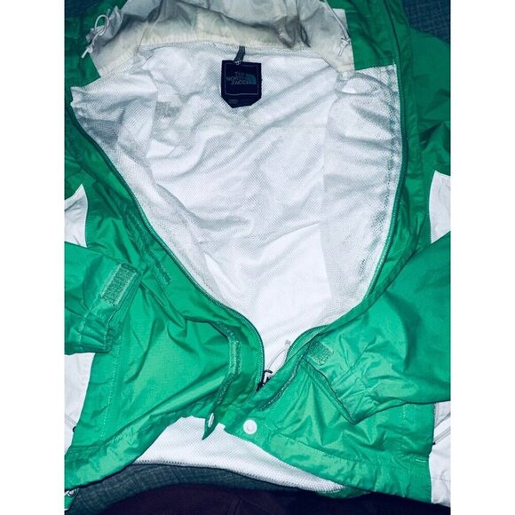 The North Face Women’s HyVent Jacket Size xs Green/White - Picture 2 of 5